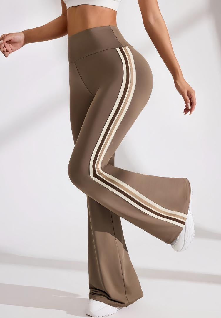 Flared Stipe Leggings