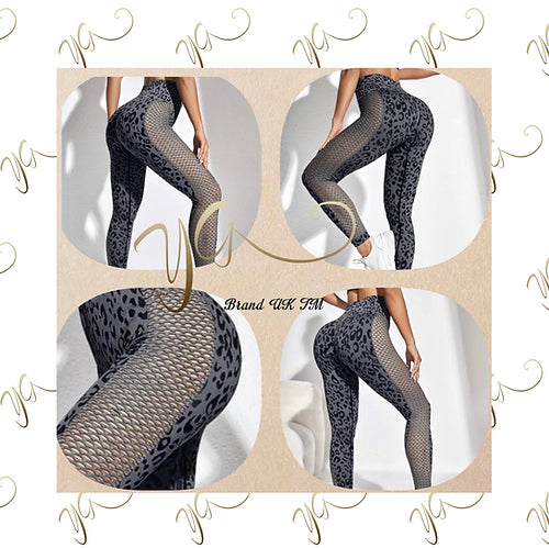 Mesh panel leggings1