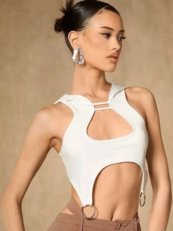 Cropped T Shirt Hoodie