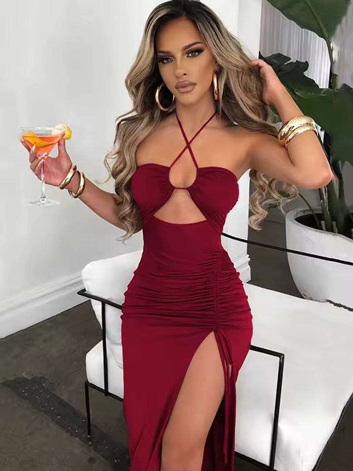 Midi Backless Dress