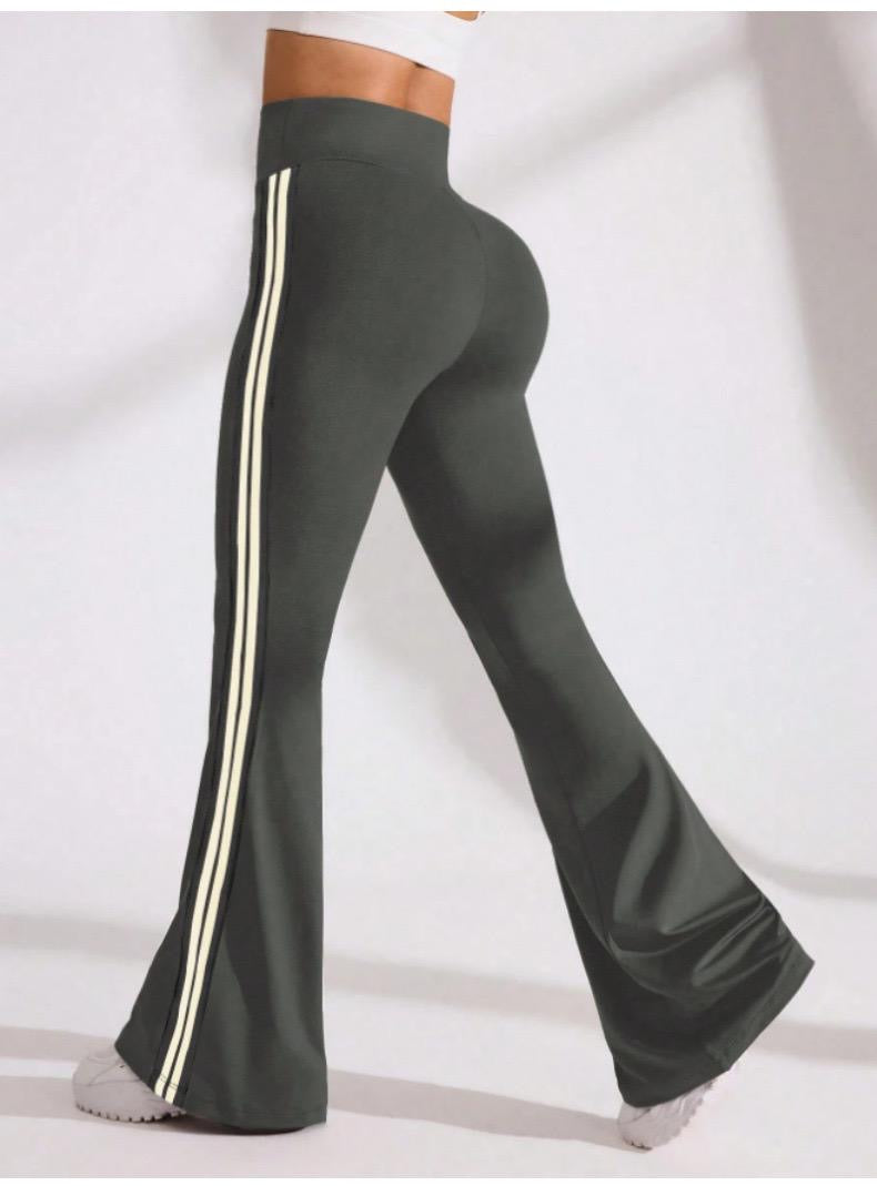 Flared Stipe Leggings