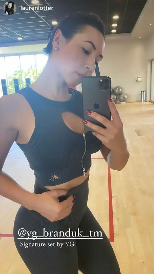 Client Selfie - Wearing The Signature Set