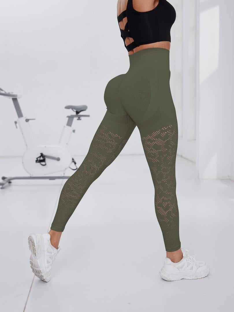 Thigh High Lace Looking Leggings