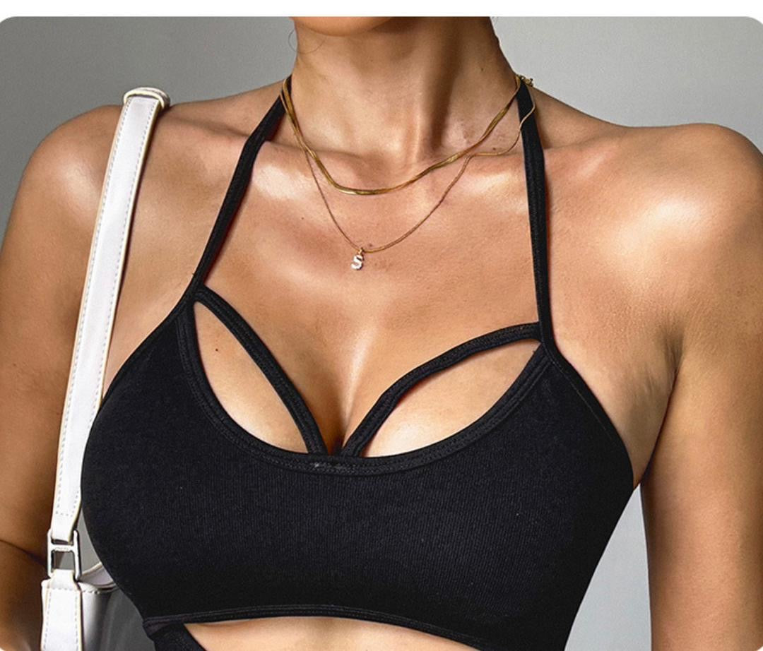Black Strappy Top