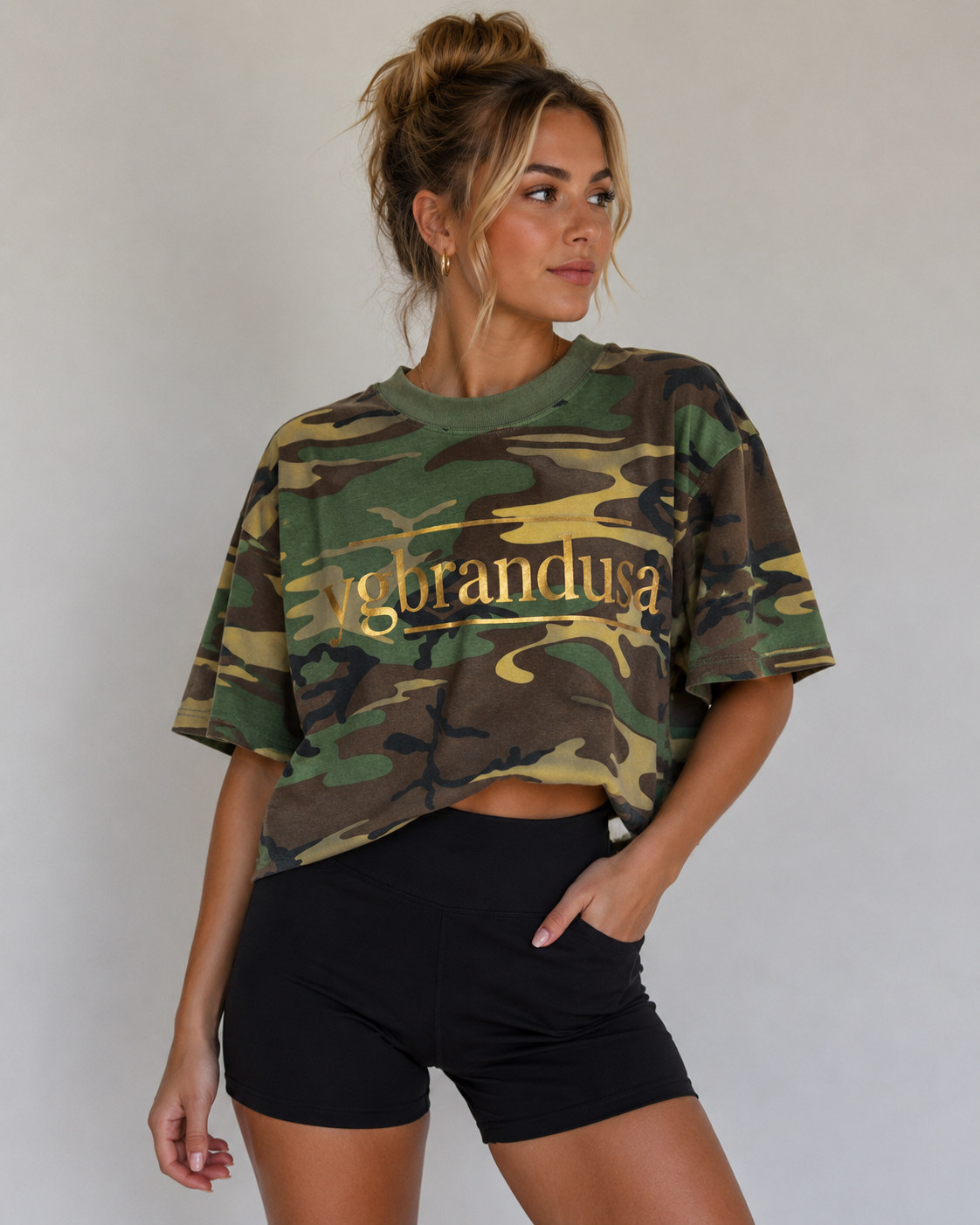 Camo ygbrandusa T Shirt