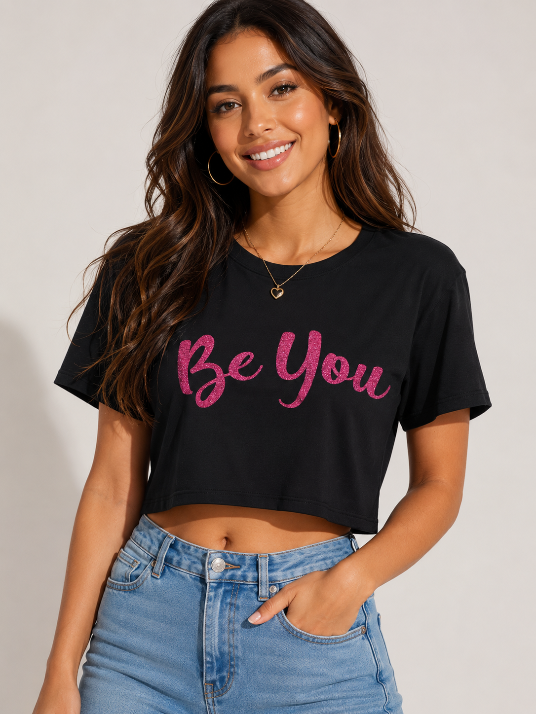 YGBrandUSA Inspiration Collection — “Be You” Cropped Tee