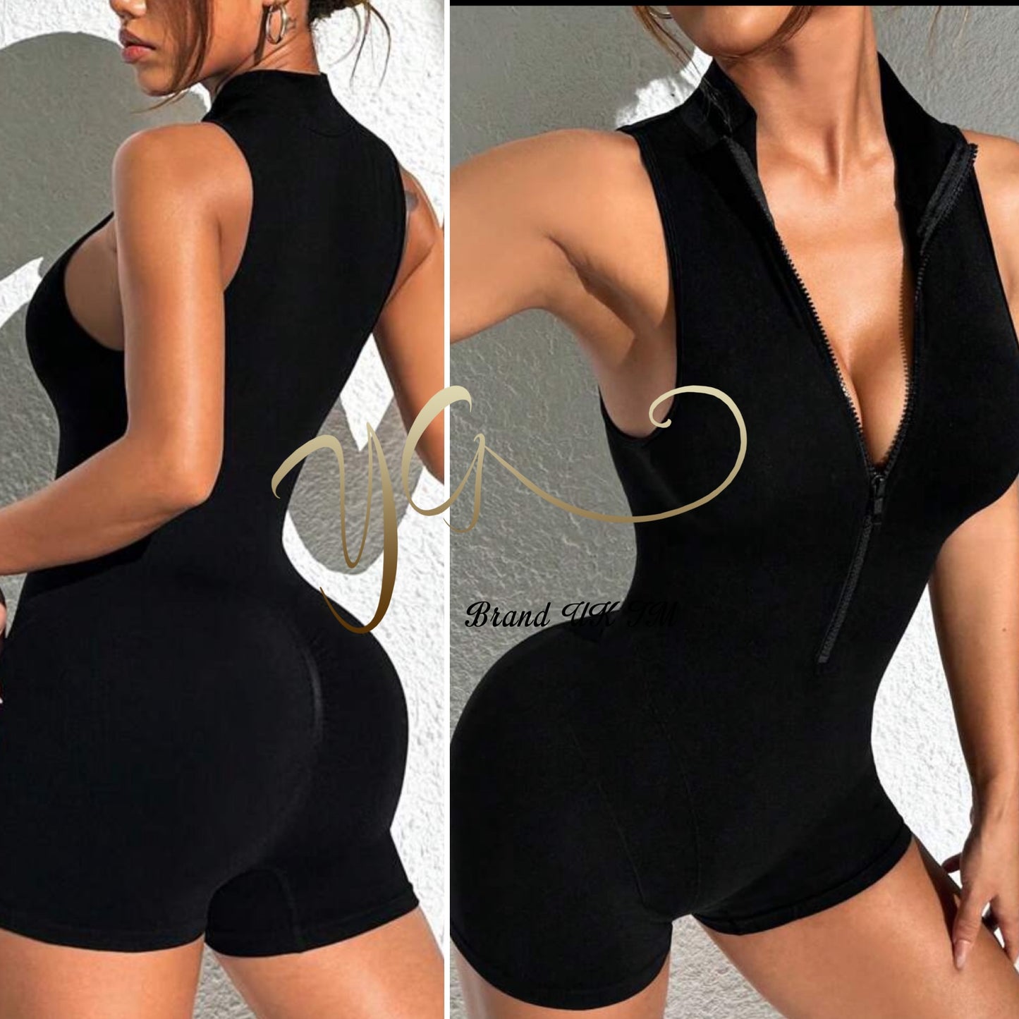 YG ZIP SHORT SUIT