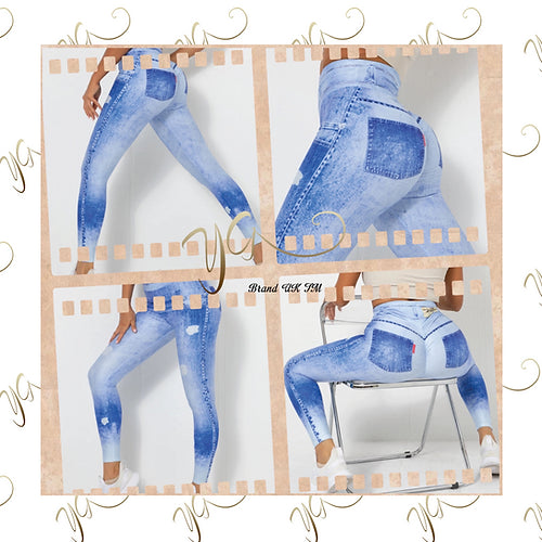 Jean effect leggings5