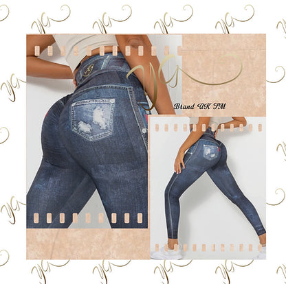 Jean effect leggings4