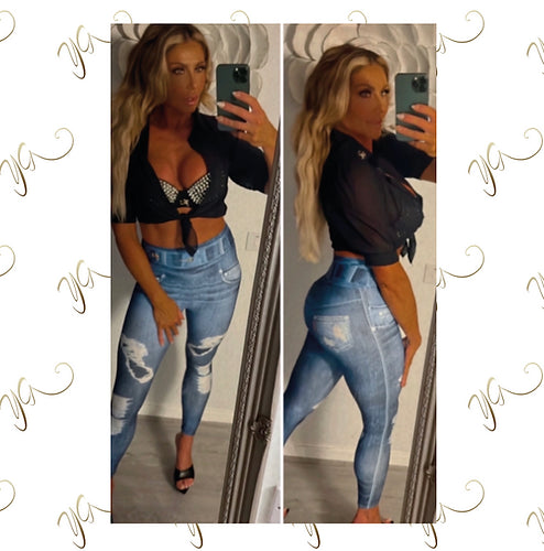 Jean effect leggings2