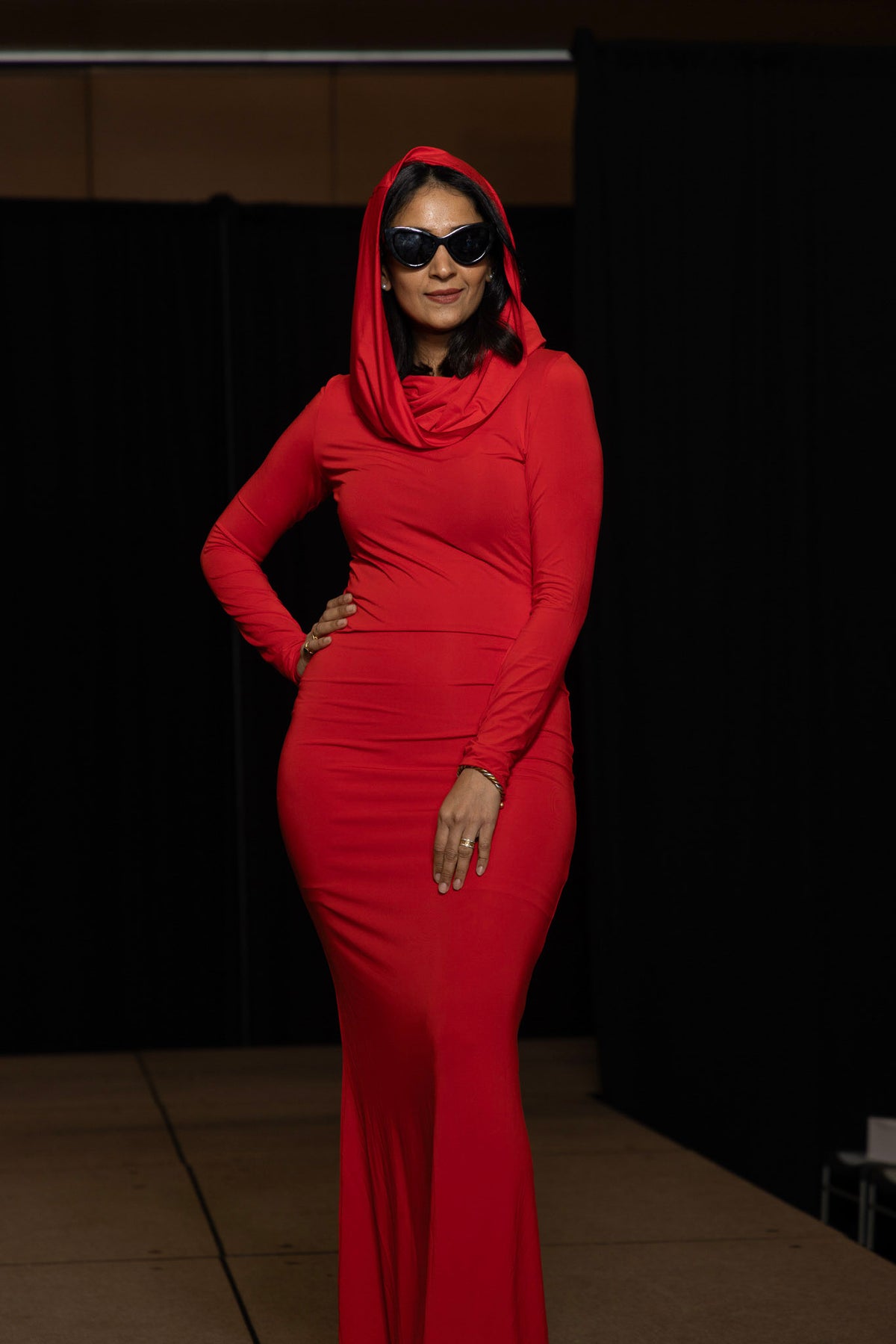 High Street Hooded Dress