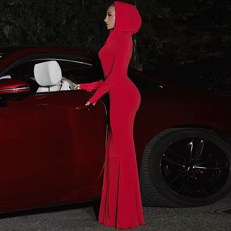 High Street Hooded Dress