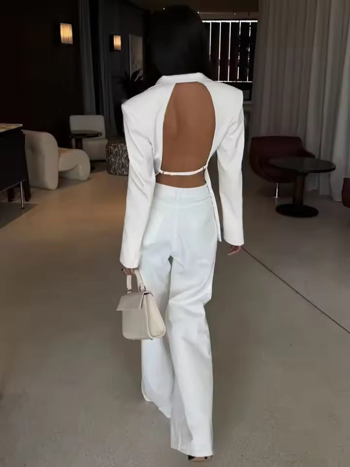 Backless Blazer