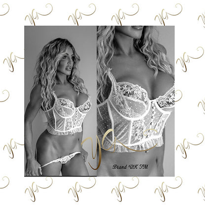 Victorian corset lingerie set