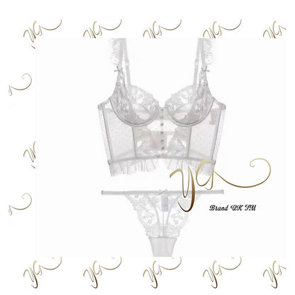 Victorian corset lingerie set3