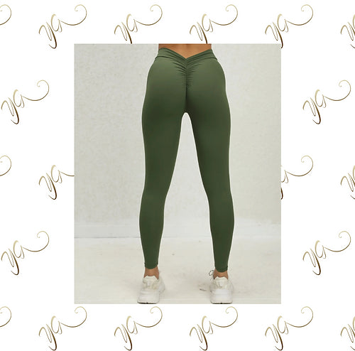 V scrunch bottom leggings6
