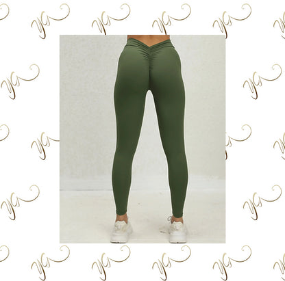 V scrunch bottom leggings6
