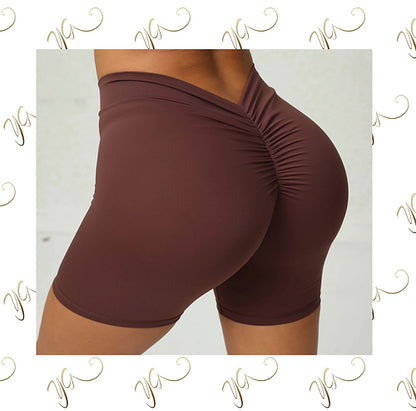 V scrunch bottom shorts4