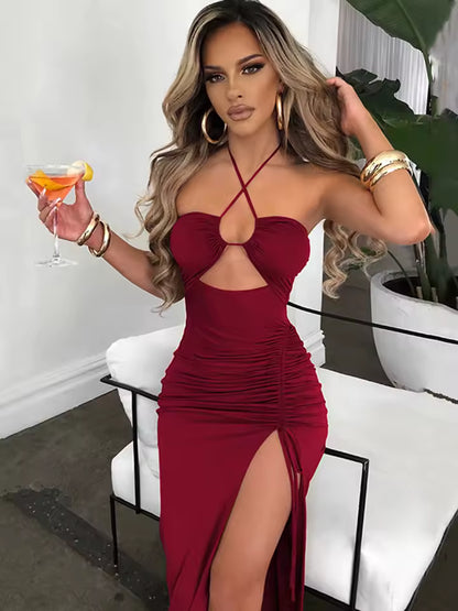 Midi Backless Dress