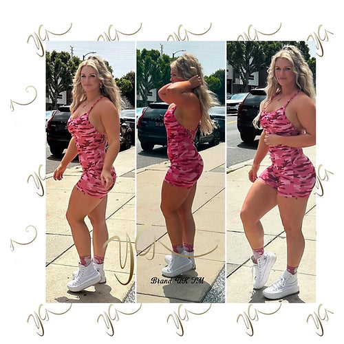 YG Pink Camo gymsuit short2