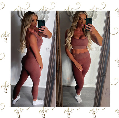 YG Signature Chocolate legging set